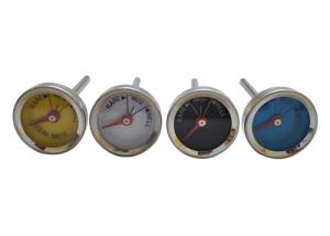 China Small Dial Meat Bimetallic Food Thermometer , Mini Steak Thermometer Set Of 4 Pack wholesale