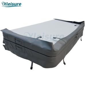 China Customized Acrylic Coleman Spa Cover Lockable Grey Rectangle Shape wholesale