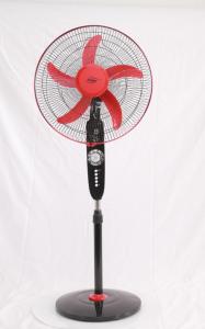 China 1.2m Height Adjustable Solar DC Ceiling Fan With Copper Motor wholesale