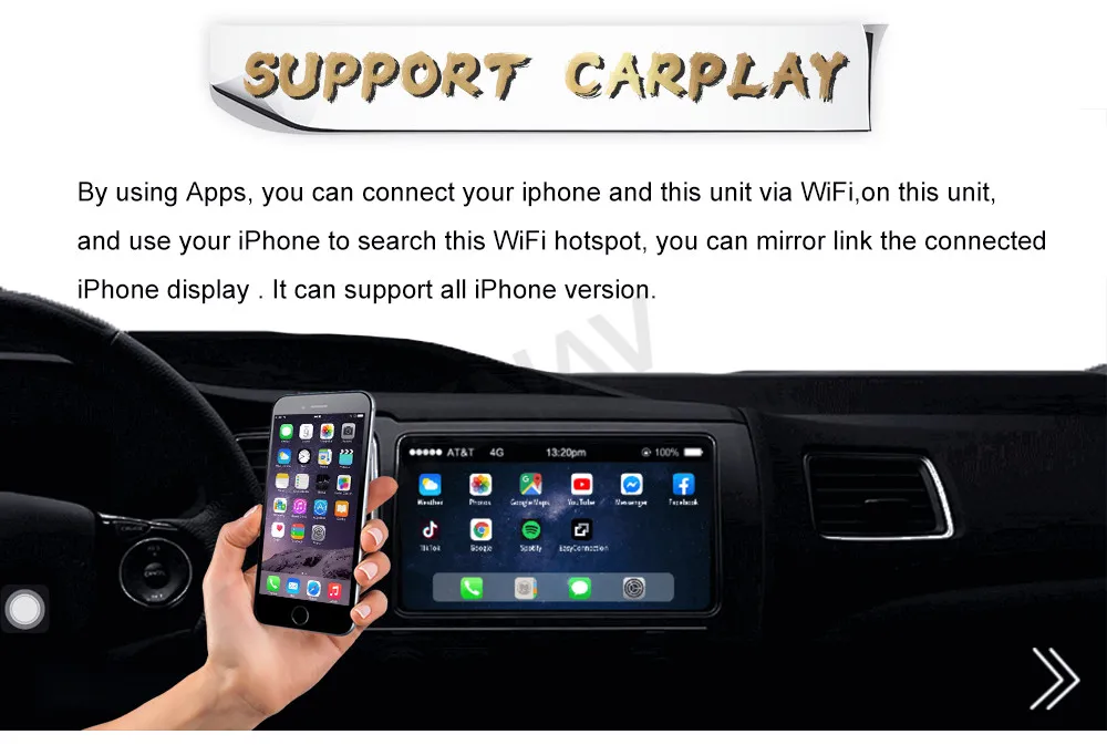 Viknav Car Radio For Infiniti FX35 QX70 (2009-2013)10.25 inch Auto audio Wireless CarPlay Stereo Multimedia Player