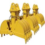 Q345B NM400 Clamshell Bucket For Mini Excavator KOBELCO HITACHI