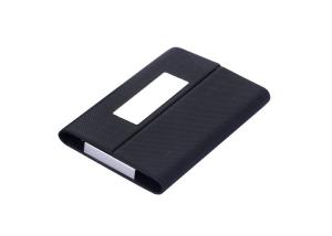 China Magnetic PU Leather Name Card Holder Digital Printing Magnetic Card Case wholesale