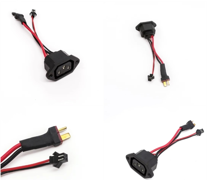 AC Power Connectors Plug To XT60 Electric Bicycle Tricycle Lithium Battery Charging Port Electric Bicycle Power Cord