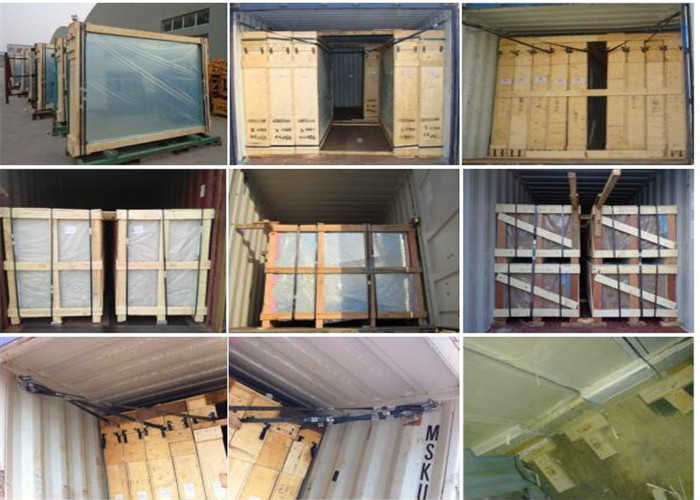 Semi Tempered Low E Double Glazed Insulated Glass For Interior Partition