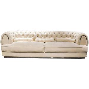 China Modern Decoration Italian Luxury Living Room Furniture Sets Customized Postmodern Chesterfield Sofa wholesale