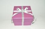 Coated Paper Board Gift Packaging Boxes, Fashion Pink Paper Rigid Gift Boxes
