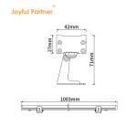Aluminum Color 18W LED Wall Washer Lights Outdoor Waterproof Linear Light