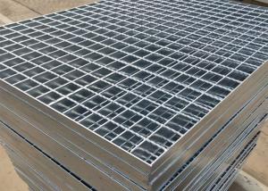 China Rust Protection Welded Steel Grating 32x5mm Square Serrated Non Slip wholesale