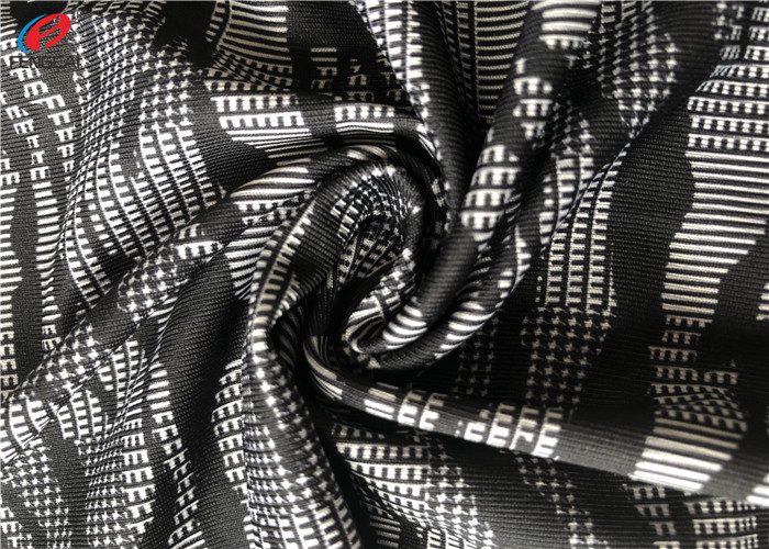 Breathable 4 Way Stretch Weft Knitted Fabric 90 Poly 10 Spandex Lycra Jersey Fabric