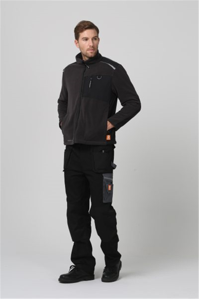 320gsm 100% Polyester Microfleece Winter Softshell with Velcro Fastener