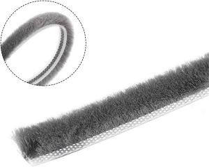 China Anti Insect Brush Gray Wool Pile Weatherstripping 7*11mm 7*9mm 6*9mm wholesale