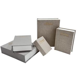 China Square Corner Luxury Earring Gift Box Literature Style Foldable Magnetic Gift Box wholesale