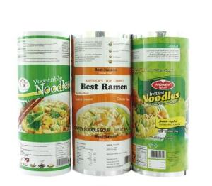China Aluminum foil food packaging film/plastic printed laminated packing film roll for snack wholesale