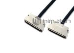 Round 30V SCSI 100 Pin Cable Assembly With PVC Jacket REACH Compliant