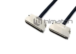 China Round 30V SCSI 100 Pin Cable Assembly With PVC Jacket REACH Compliant wholesale