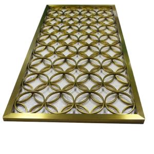 China Home Decoration Metal Screen Partition Modern Living Room Divider wholesale