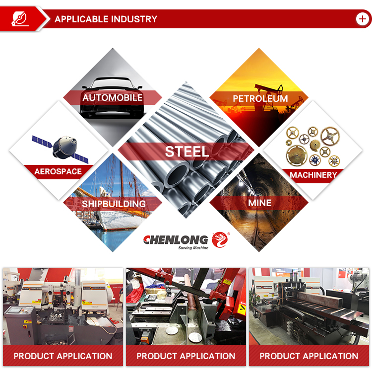CHENLONG CH-280HA Hydraulic Band Saw,Horizontal Bandsaw Machine