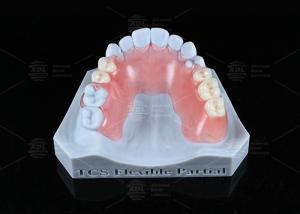 China TCS Flexible Partial Stain Resistant BPA Free Partial Dentures For Natural Look wholesale