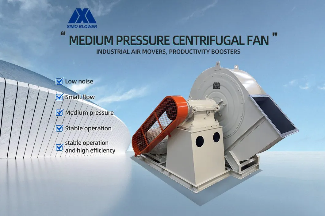 Large Flow and High Pressure Conveying Centrifugal Fan/Blower