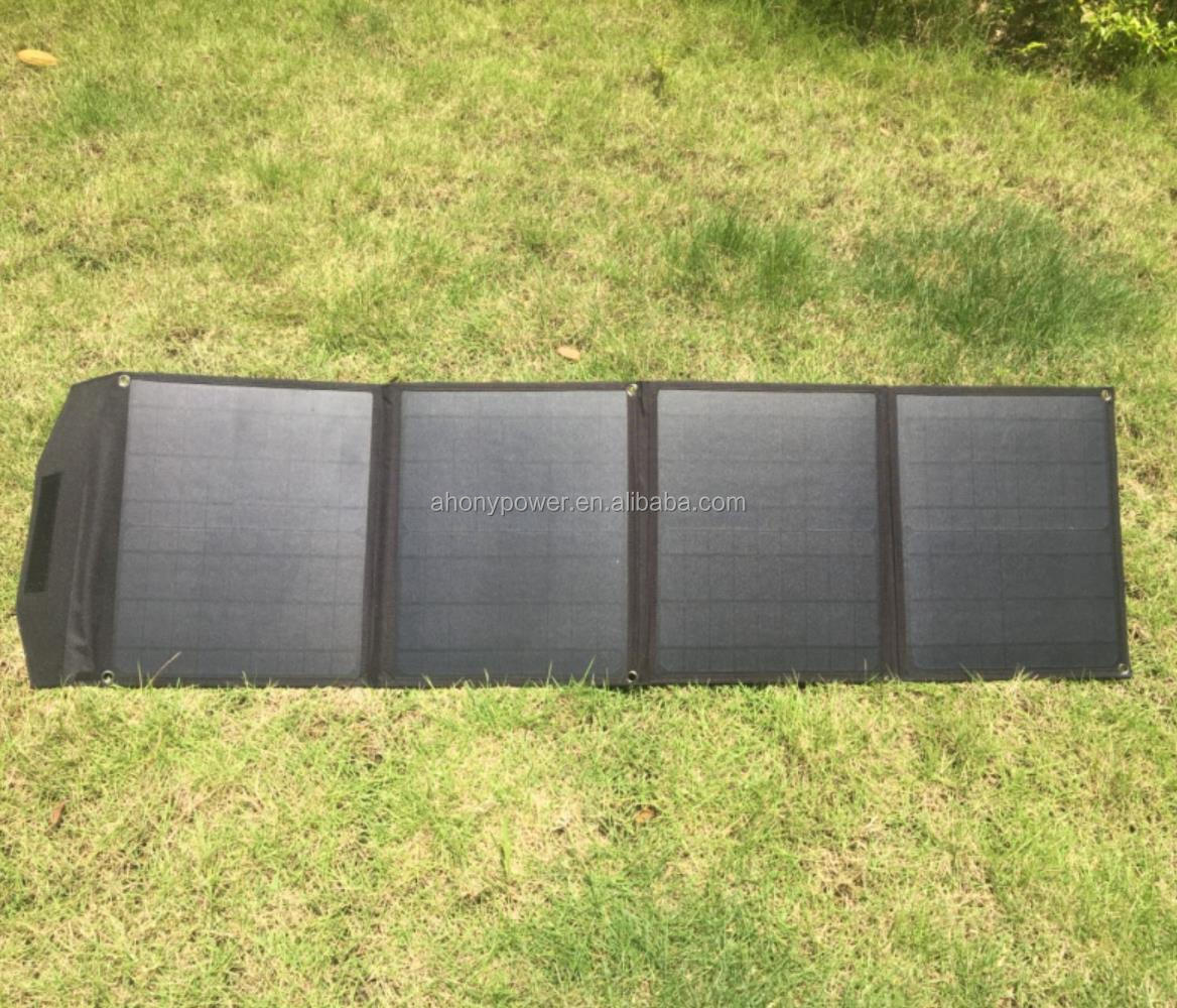 50w Portable Fold Up Solar Panels 12v Phone Solar Battery Charger CE ROHS Certificated