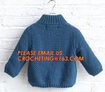 Hot sale sleeveless, hand knit baby boys stylish sweaters, Fashion clothing kids