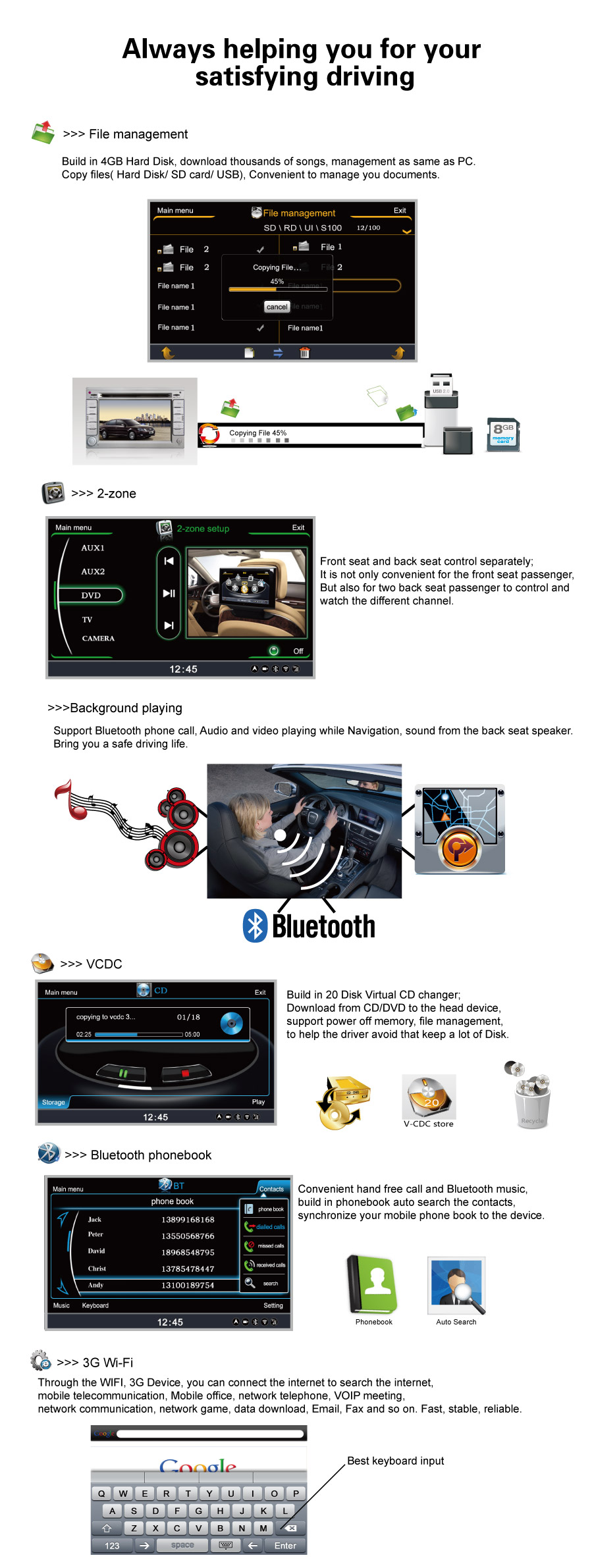 Ouchuangbo S100 Toyota Camry 2012 tape recorder dvd gps with 1G CPU cancan bus multimedia player OCB-131
