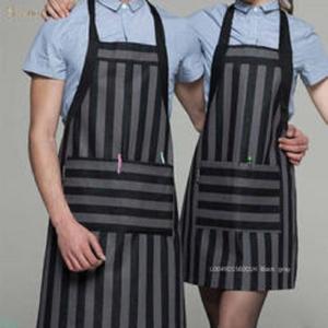 China OEM Chef Work Apron Cotton Denim Material Anti Wrinkle wholesale