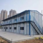 Steel Security Door Easy Assembly Prefab Houses 3 Bedrooms Home Prefab Capsule