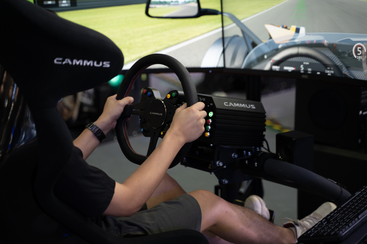 Cammus Direct Drive Race Game Cockpit With Adjustable Angle Pedal