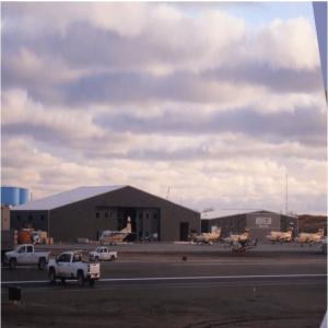 China Prefab Metal Aircraft Hangar Steel Buildings , Prefabricated Aircraft Hangar Construction wholesale