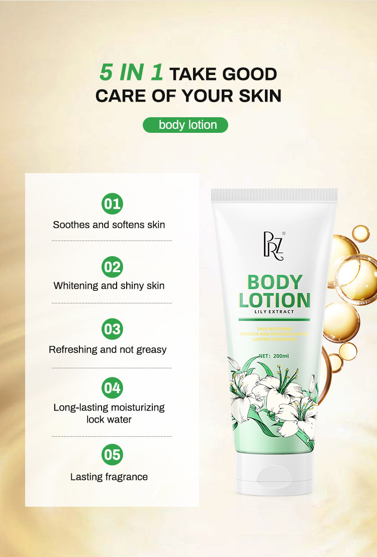 OEM Moisture Body Lotion Natural Organic Brightening Skin