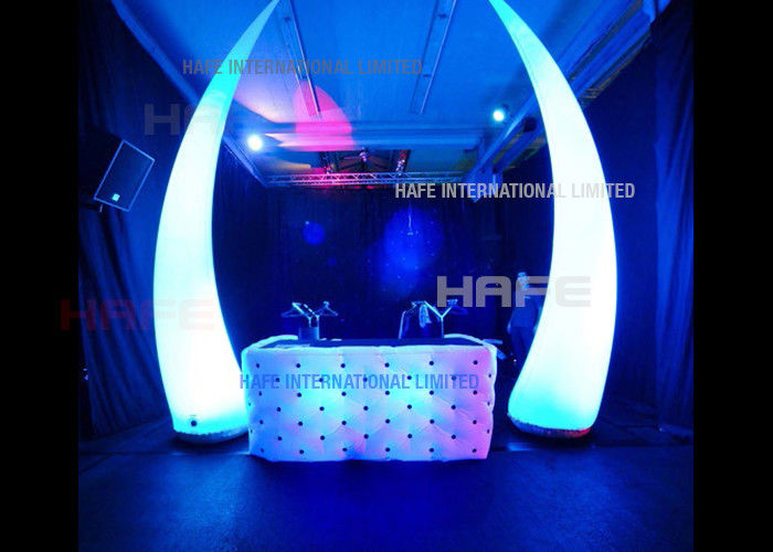 RGB Inflatable LED Lights Aero / Muse For Event Space Lighting