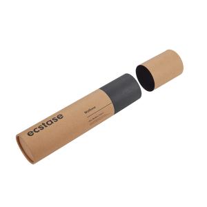 China Sustainable Big Kraft Paper Round Box Paper Cylinder Box For Gifts Packaging wholesale