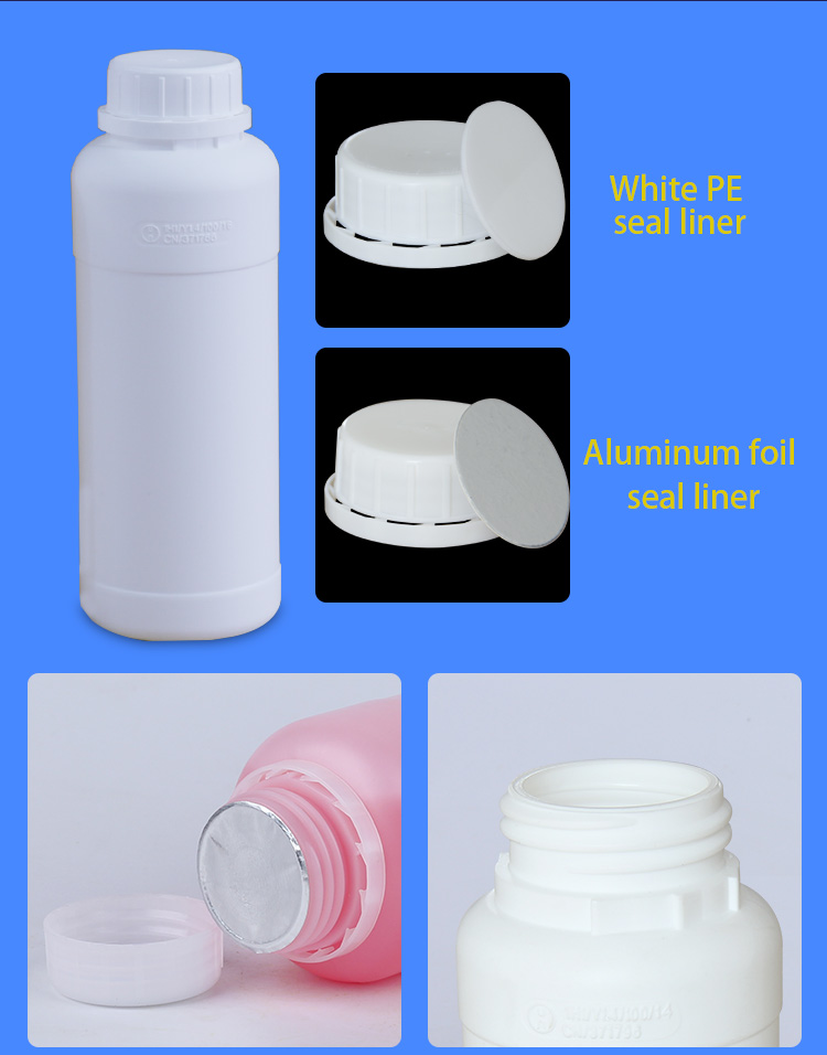 Corrosion Resistant Lab Fluorinated Bottle 100ml HDPE Pill Bottle Container