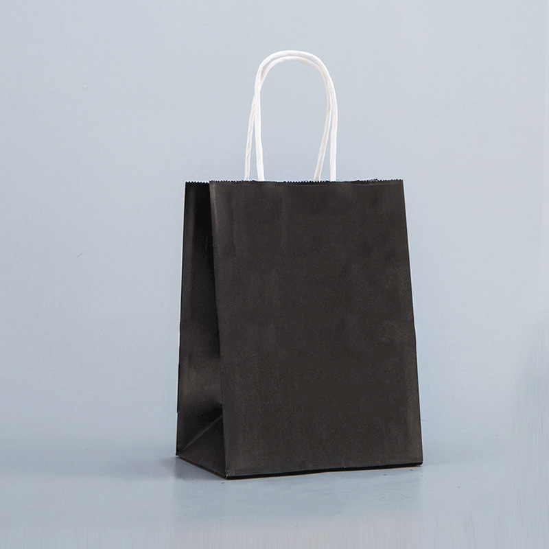 Custom Size Large Baking Bread Shopping Kraft Paper Bag with Customized Logo and Paper