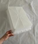 Refrigerator Grocery Equipment Supply Clear Small Plastic Food Grade Box For