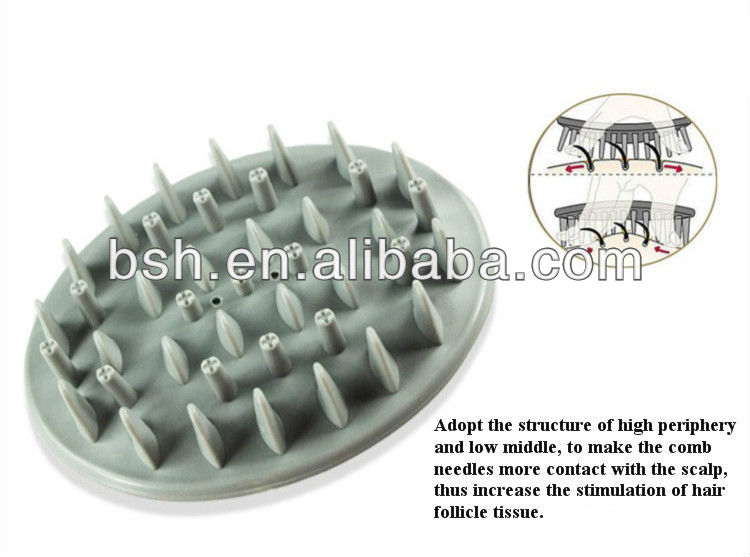 Handheld Electric Scalp Massage Brush , Anti Oily Hair Scalp Massager Shampoo Brush