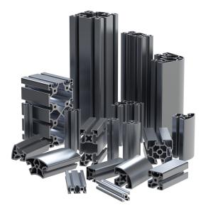 China V Slot Extrusion Aluminum Profiles Powder Coating Aluminium Trim Profiles wholesale
