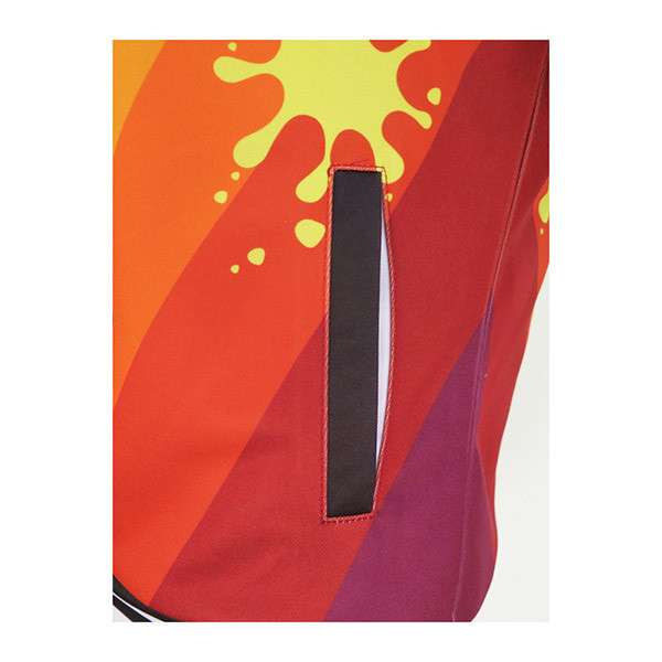 Rib Bottom Mens Running Jacket / Polyester Sport Coat Long Sleeve