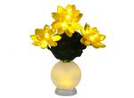 Simulation lotus lamp LED night light fake flower indoor living room bedroom