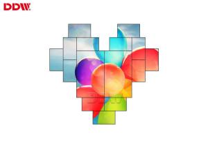 China Heart Shape Architectural Video Wall / Interactive Touch Screen Video Wall wholesale