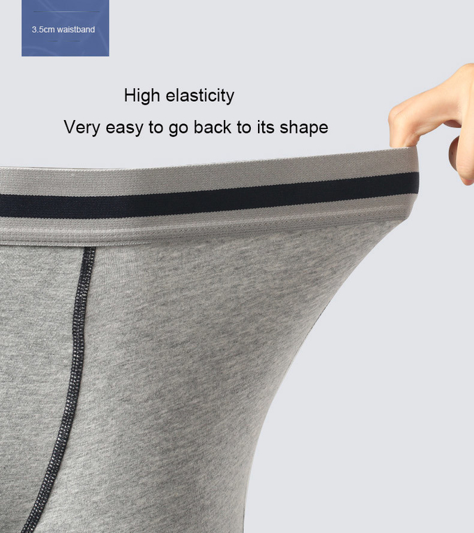Athletic Fitness Sportswear Mens Boxer Briefs Underwear Long Leg Compression Running