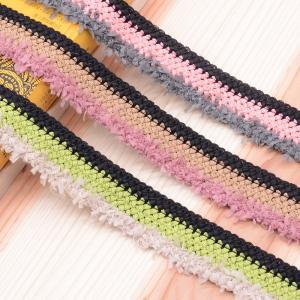 China Recycled Poly Gimp 3cm Crochet Edgings And Trims wholesale