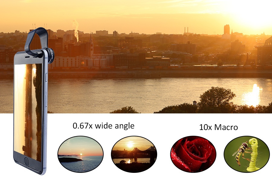 Universal 3 in1 Clip Fish Eye Lens+Wide Angle+ Macro Mobile Phone Lens for iPhone Samsung Most phone has a camera