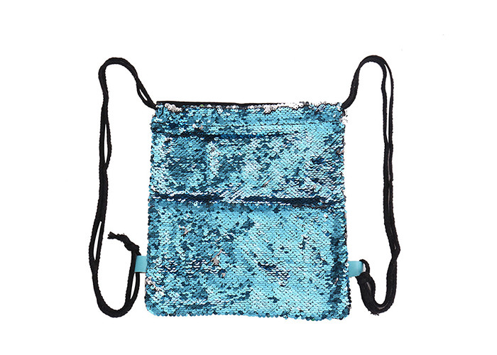 Sequins symphony color ladies drawstring backpack outdoor bag sports backpacks
