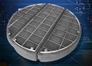 China Knitted Distillation Tower Ss316 Scrubber Demister Pad High Density wholesale