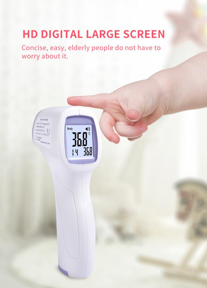 Professional Ear And Forehead Thermometer Lightweight User Friendly