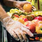 Clear Powder Free Disposable Examination Gloves Food Grade For Cooking Cleaning