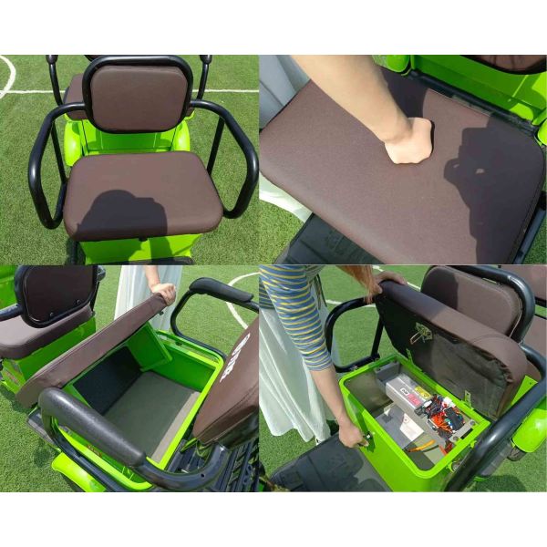 Double Row Small Household Elderly Pick Up Leisure Electric Tricycle