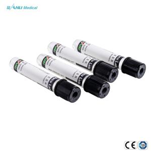 China Black Top Erythrocyte Sedimentation Rate Tube 13x75mm 1.6ml sterile wholesale